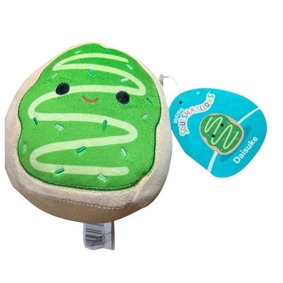 SQUISHMALLOWS "Daisuke The Matcha Frosted Donut" 5" Plush GREEN NEW NWT - Picture 1 of 4